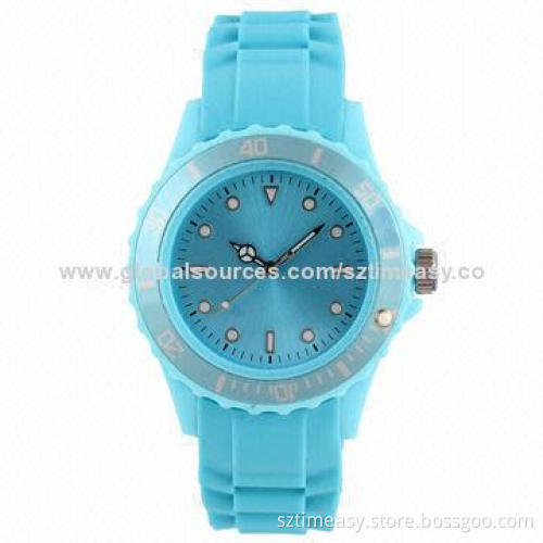 Fashionable Plastic Children's Watch with Directional Bezel